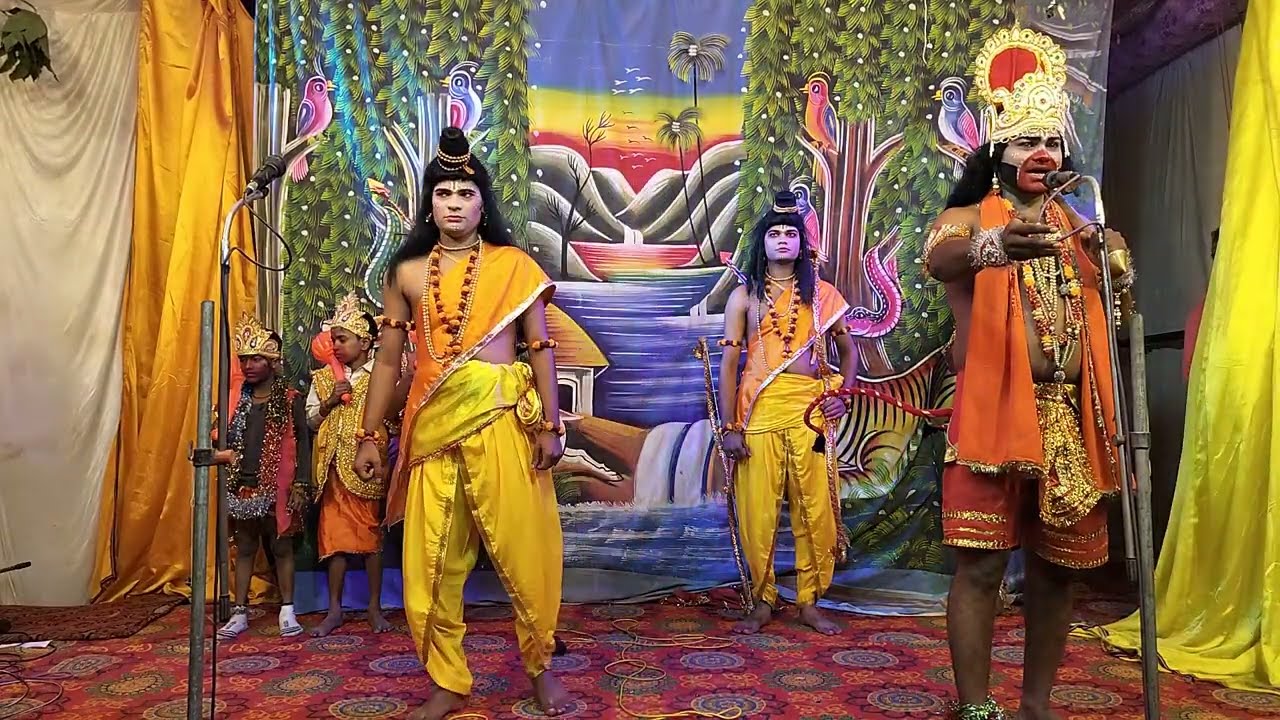 बेहतरीन दृश्य, सीता जी की खोज और लंका पर चढ़ाई, जय महापुरुष बाबा रामलीला समिति