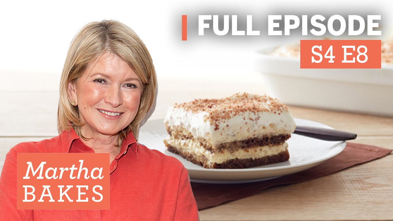 Martha Stewart's Tiramisu Recipe and Other Desserts with Alcohol | Martha Bakes S4E8 