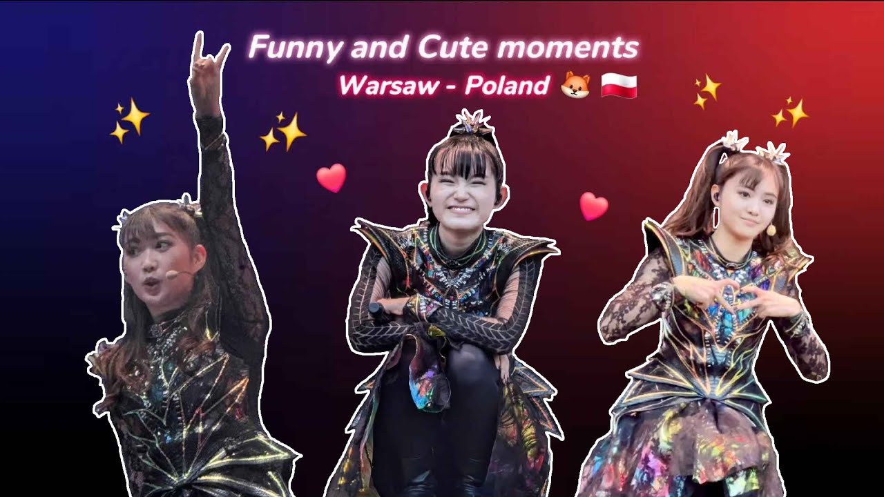 🦊 BABYMETAL - Warsaw 🇵🇱 // Funny and Cute Moments // Babymetal - Tour in Europe Moments // ベビメタル