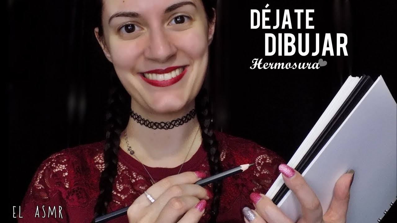 ♡ASMR español♡ DÉJATE DIBUJAR, HERMOSURA!♥ *Roleplay Dibujante*
