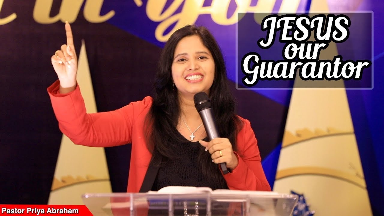 JESUS our Guarantor - Good Friday Msg | Pastor Priya Abraham | 10/04/2020
