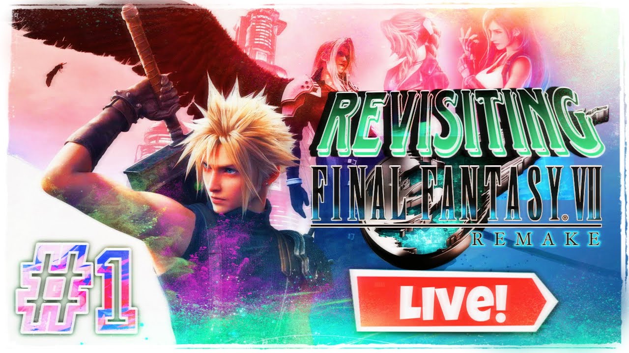 Revisiting Final Fantasy 7 *Remake* Five Years Later! (Live Playthrough - Part 1)