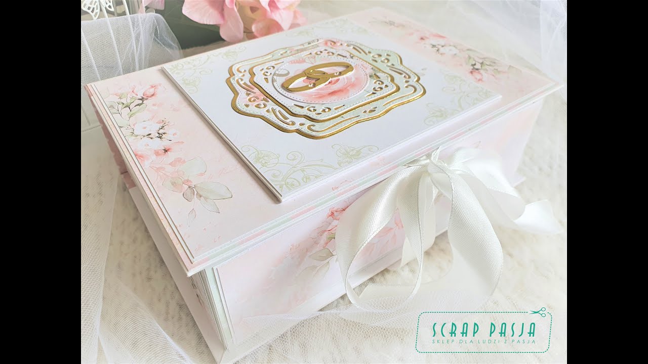 TUTORIAL-PUDEŁKO NA ŚLUBNE PAMIĄTKI Z KOLEKCJI DREAM CEREMONY CRAFT&YOU DESIGN