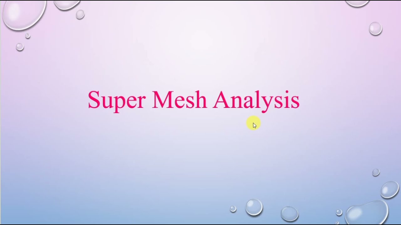 14 | Super Mesh Analysis | Mesh Analysis with current source | Example Problem | DC Circuit | Tamil