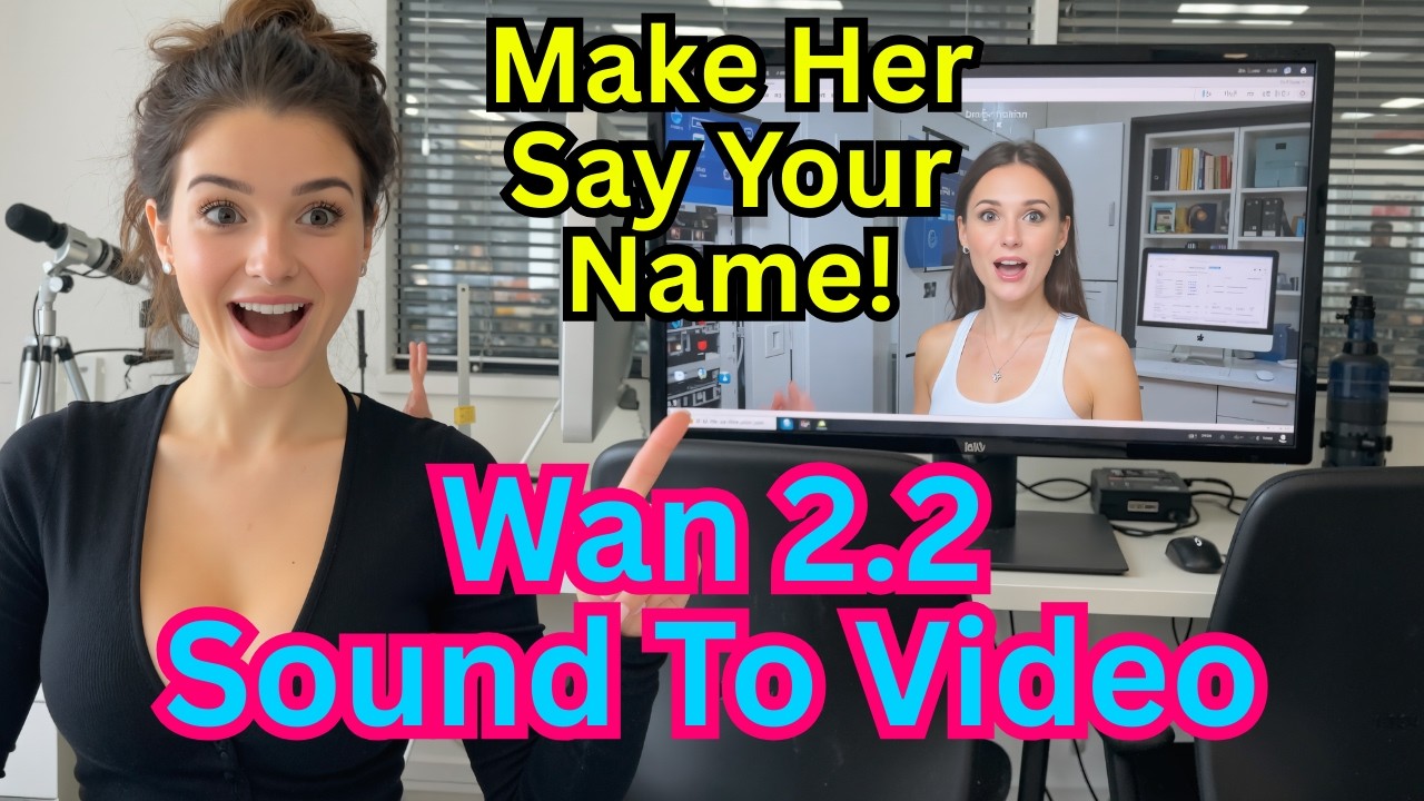 Wan 2.2 Sound To Video Released! Tutorial Guide To Make Your AI Character Talk!