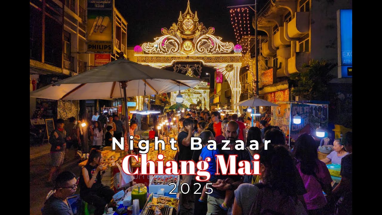Night Bazaar at Chiang Mai, Thailand