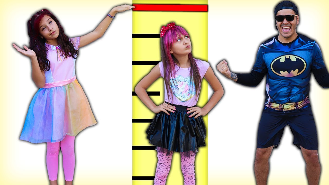 Biankinha quer ser alta e brincar no Pula Pula  ♥ Kids wants to be taller & jump on a trampoline