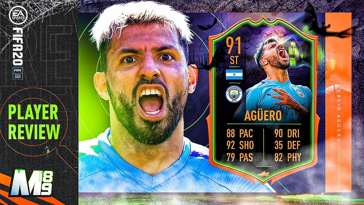 FIFA 20 SCREAM AGUERO REVIEW | 91 SCREAM AGUERO PLAYER REVIEW | FIFA 20 Ultimate Team
