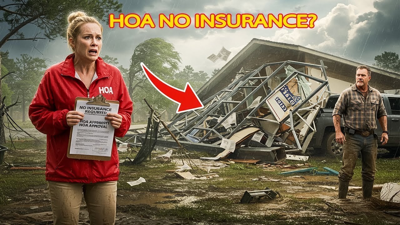HOA Karen Said Insurance Wasn’t Necessary — Then Panicked When the Storm Flattened the Clubhous