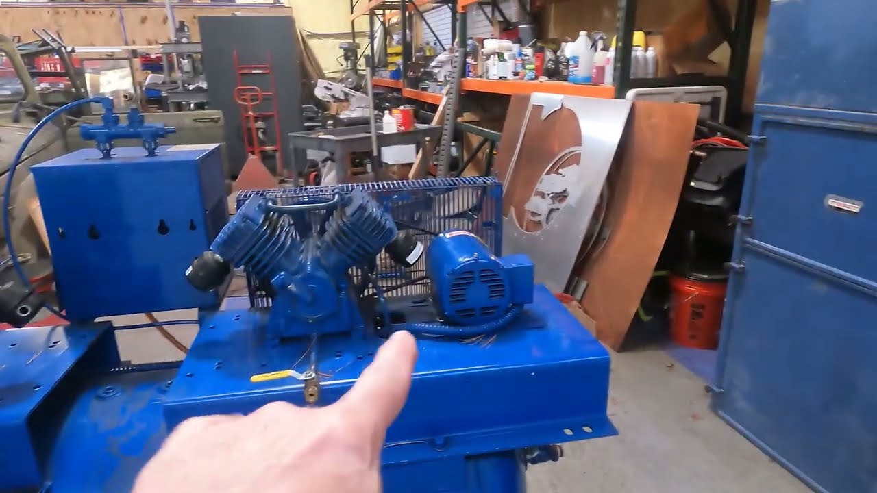 Converting 480 volt 3 phase air compressor to 230 volt single phase with a VFD - 1 of 2
