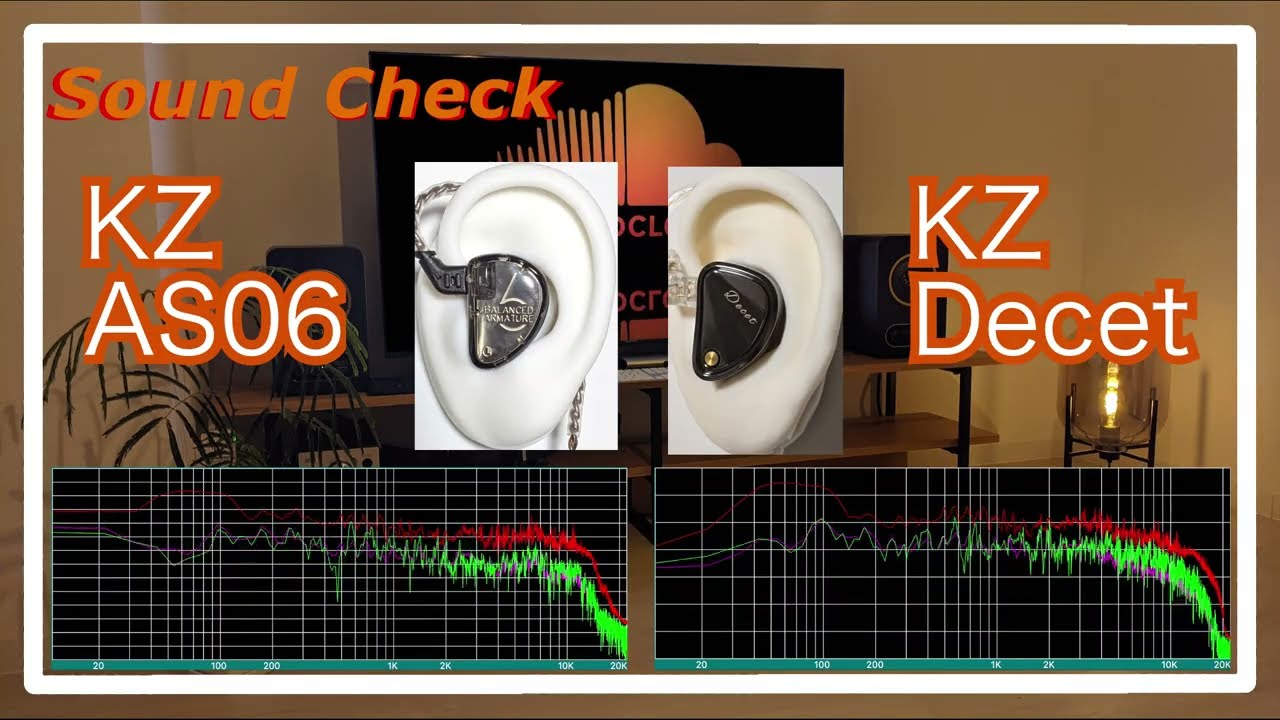 KZ AS06 vs KZ Decet [IEMs Chinese Sound Comparison 中華イヤホン音比較]