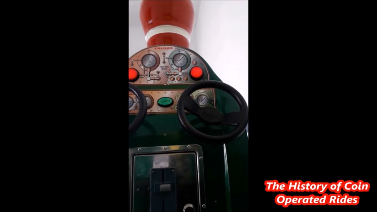 2010s Falgas Coin Operated Steam Engine Kiddie Ride - Trico Train (POV)
