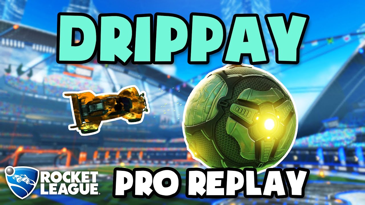 Drippay Pro Ranked 2v2 #25 - Rocket League Replays