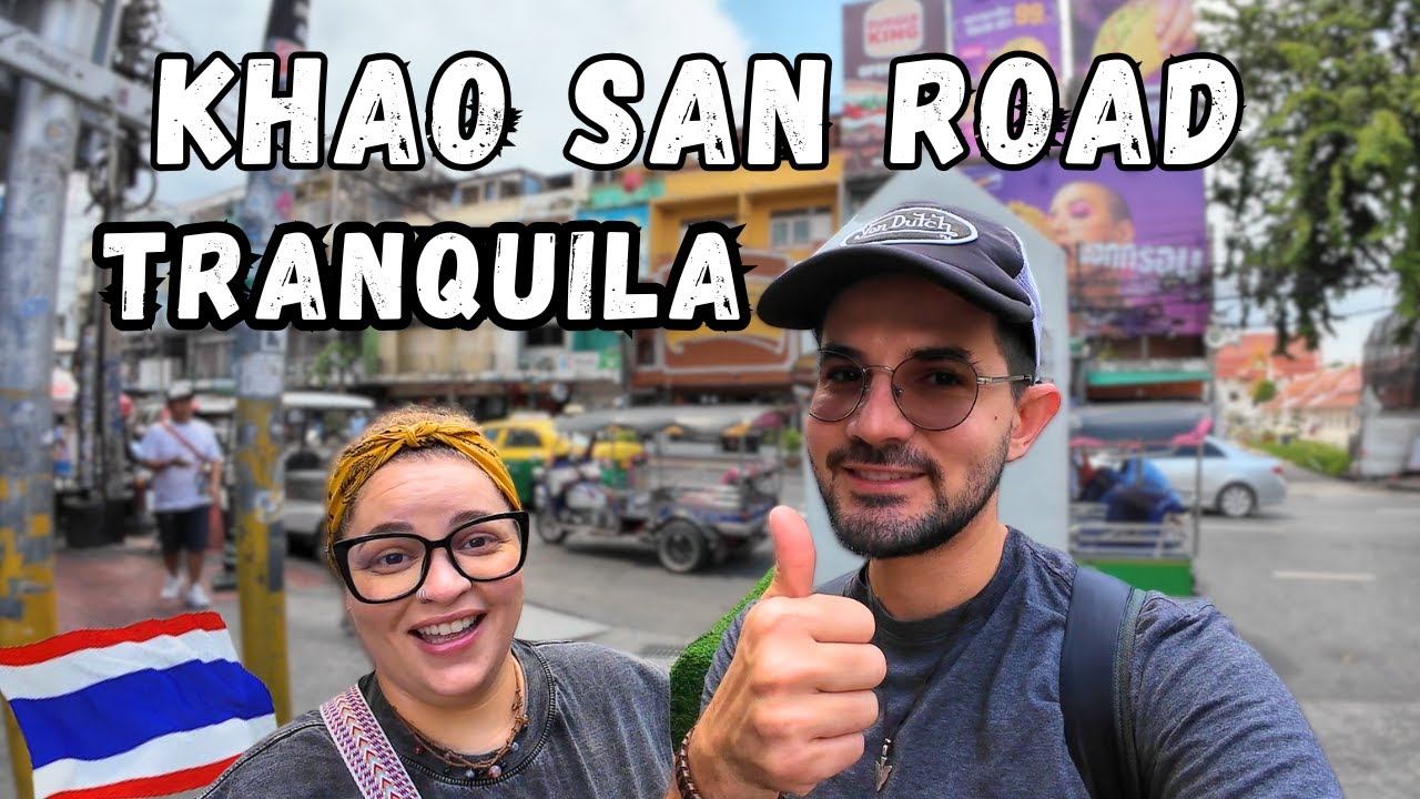 A Rua Mais Famosa da Tailândia - Khao San Road 🇹🇭.