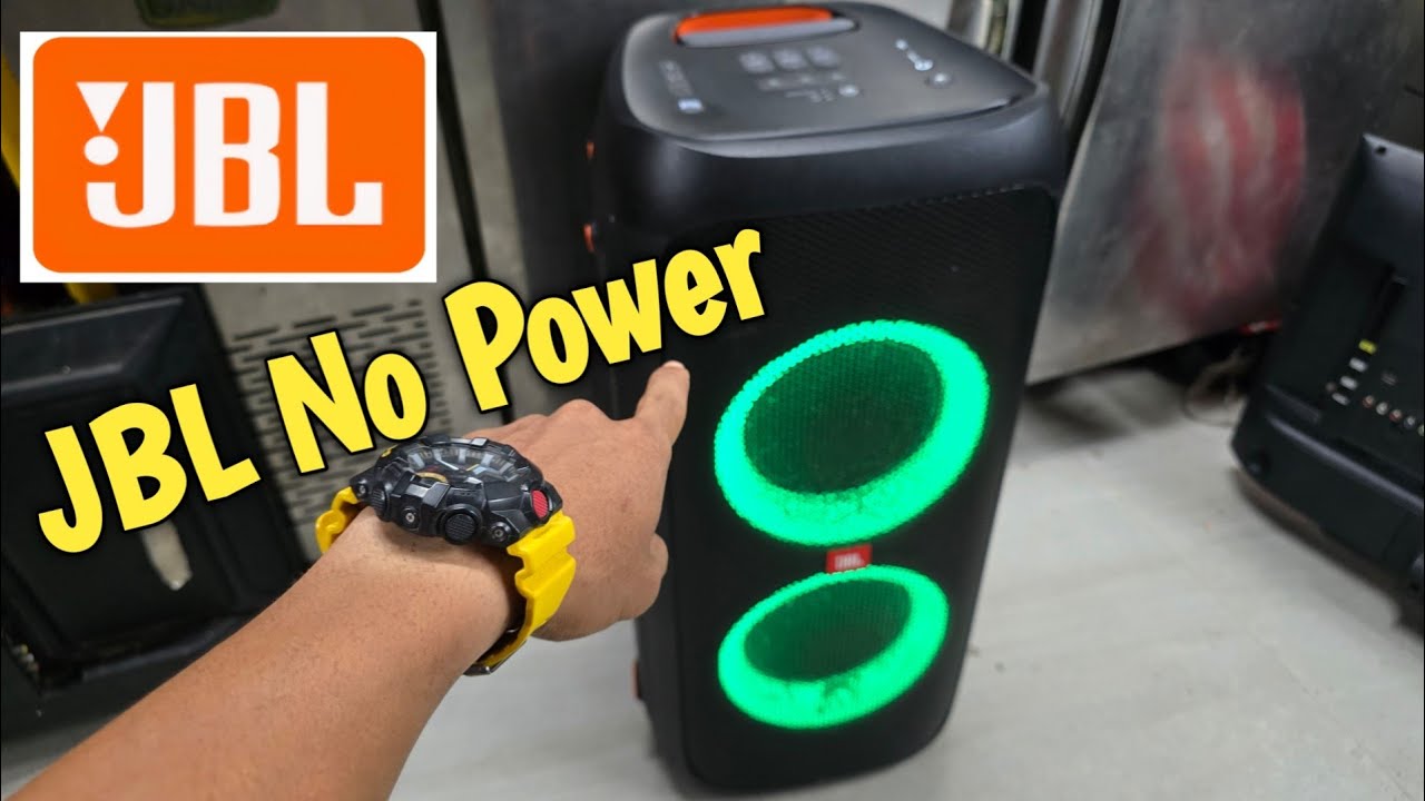 JBL Bluetooth speaker party box NO POWER PROBLEM step by step tutorial basic repair guide