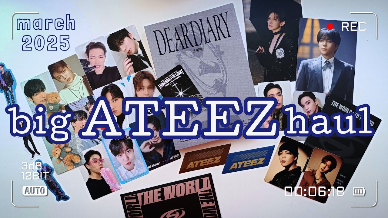 💤 ATEEZ haul: фрибисы на концерт, GH 2, IOMT pop-up, The World: to the End, Nacific Our story 💤