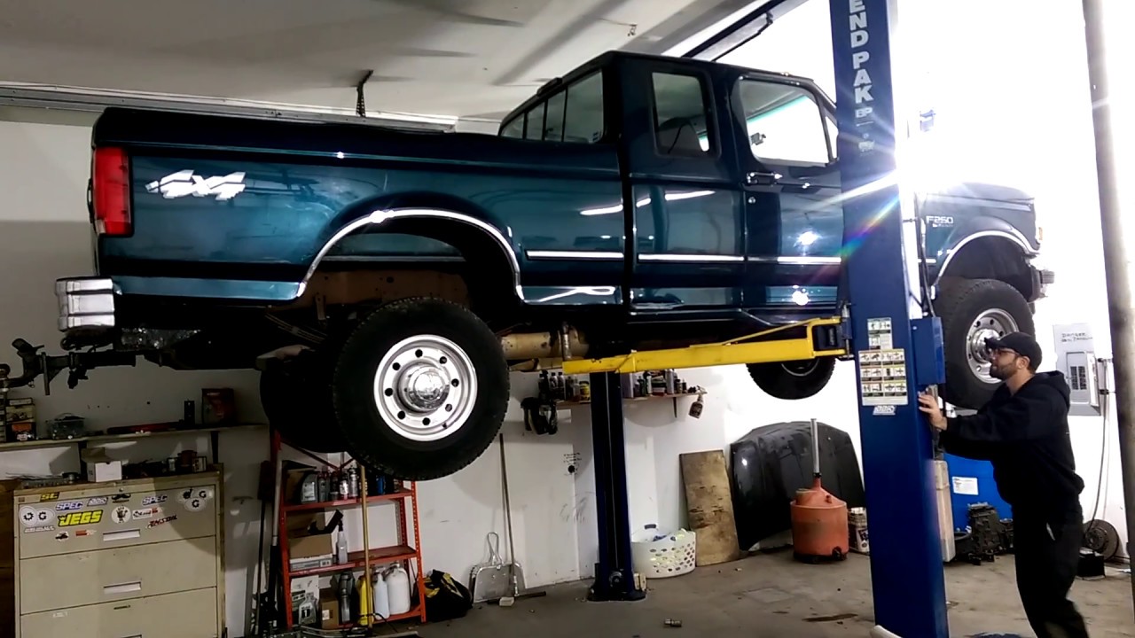 OBS Ford on Bendpak 10,000 lbs 2 post lift