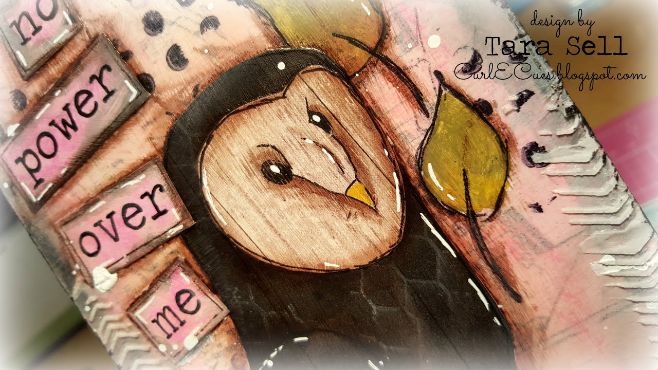 TupeloDesignsLLC: Mixed Media Wooden Tag