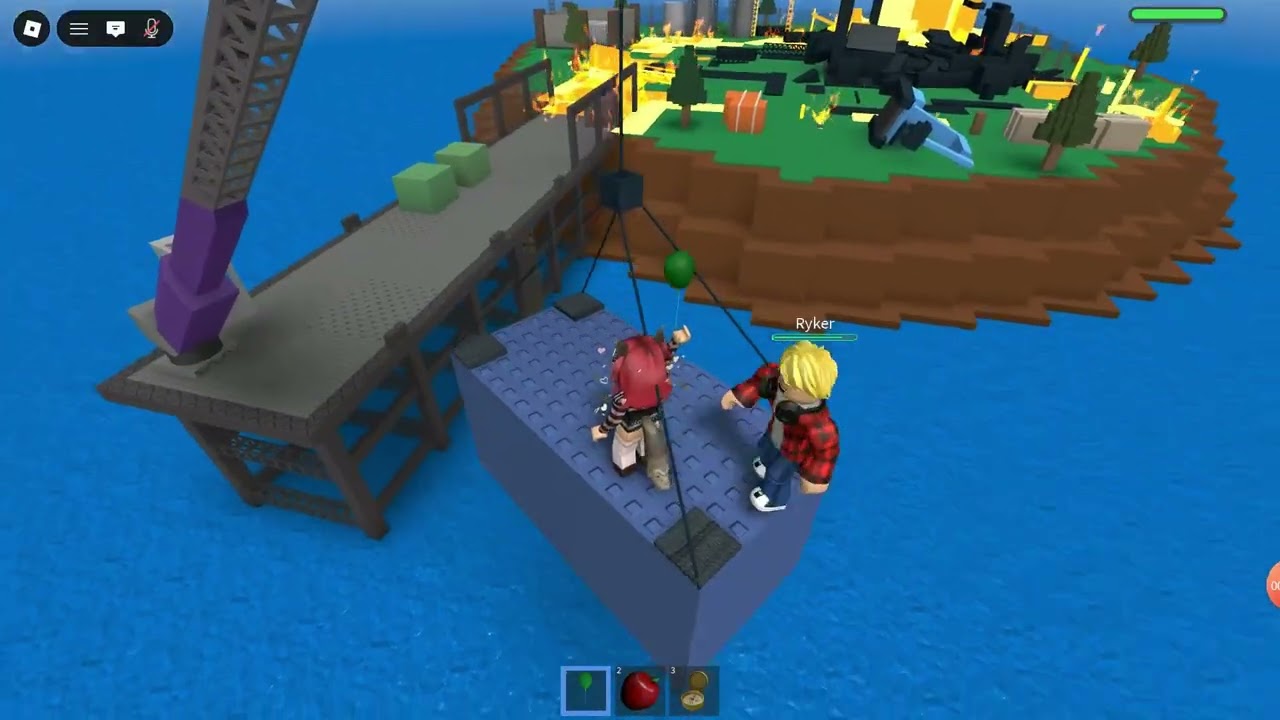 Playing Natural Disasters on Roblox with my friend Ryker!