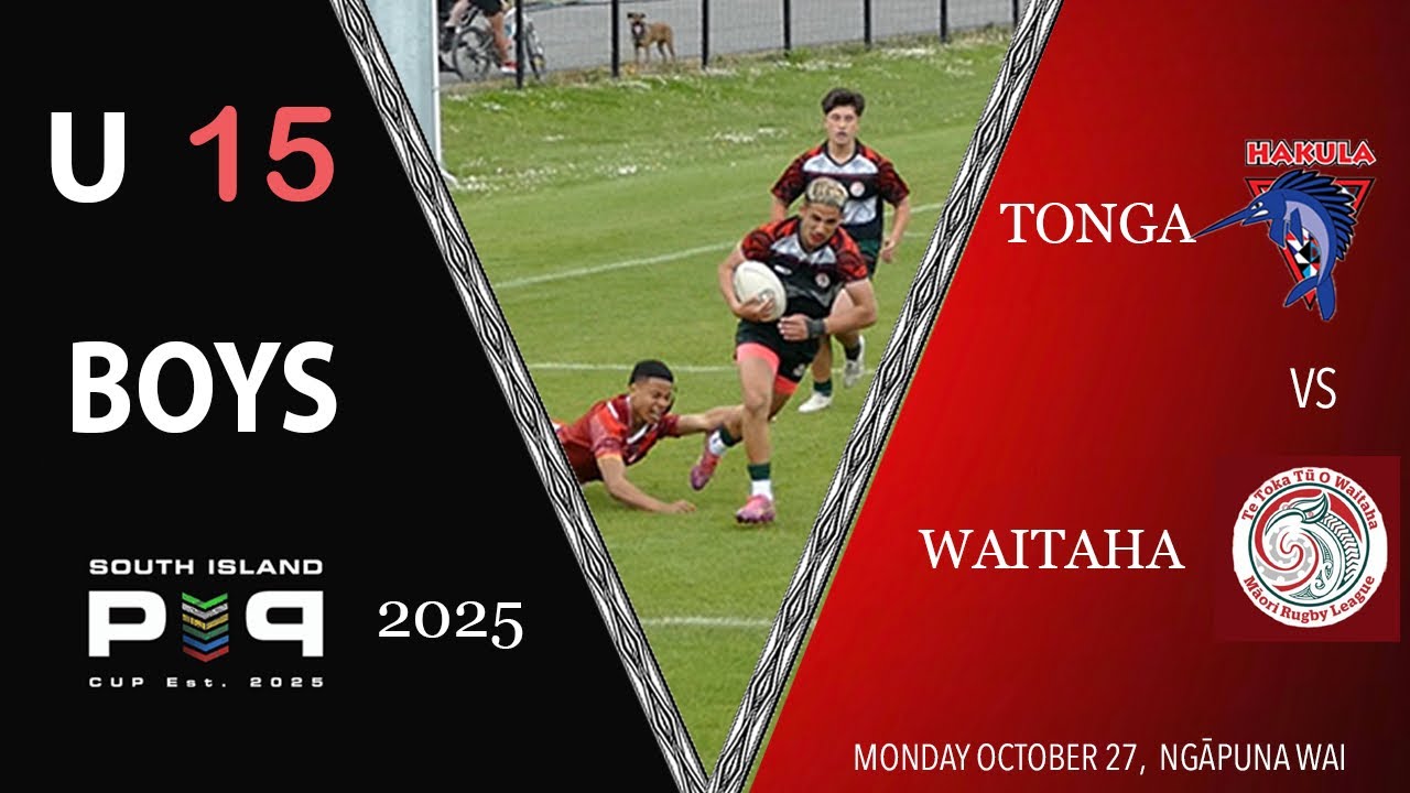 Tonga U15 vs Waitaha U15 Boys, Round 2(Pacific Elite Pathway Cup 2025)