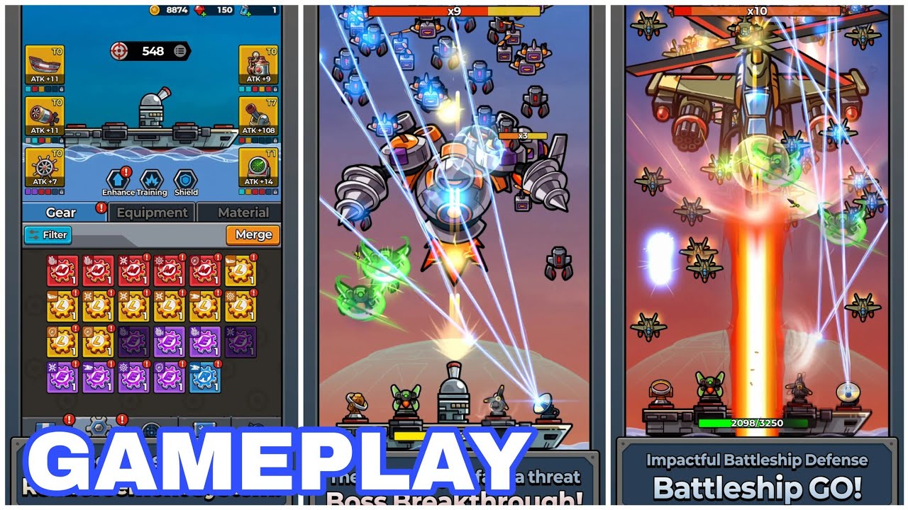 BattleShip Go: Monster Wave Gameplay - Android iOS