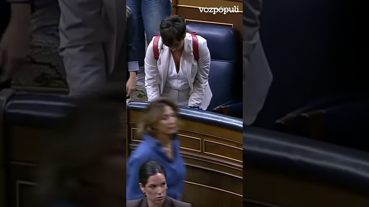 DIPUTADA de PODEMOS en DISPUTA con DIPUTADOS de VOX tras la negativa a los dos  DECRETOS de VIVIENDA