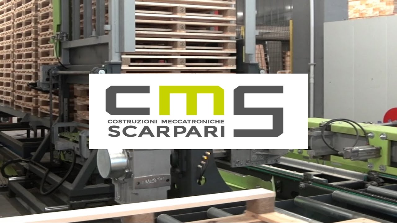LINEA DI CHIODATURA PALLET A CAMBIO RAPIDO - CMS SCARPARI