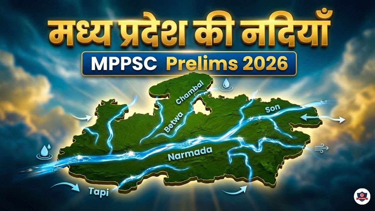 मध्य प्रदेश की नदियाँ | MPPSC Prelims 2026 | Madhya Pradesh Rivers | Quick Revision Series