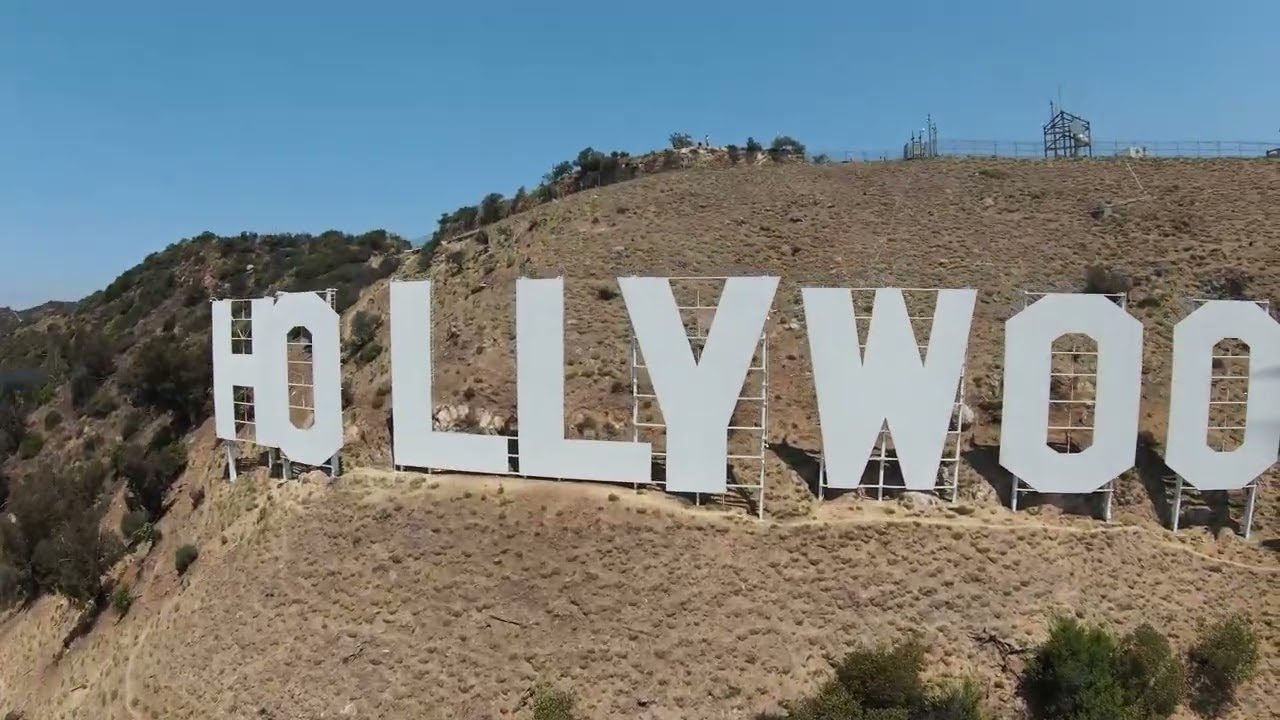 Visiting The Hollywood Sign by Drone