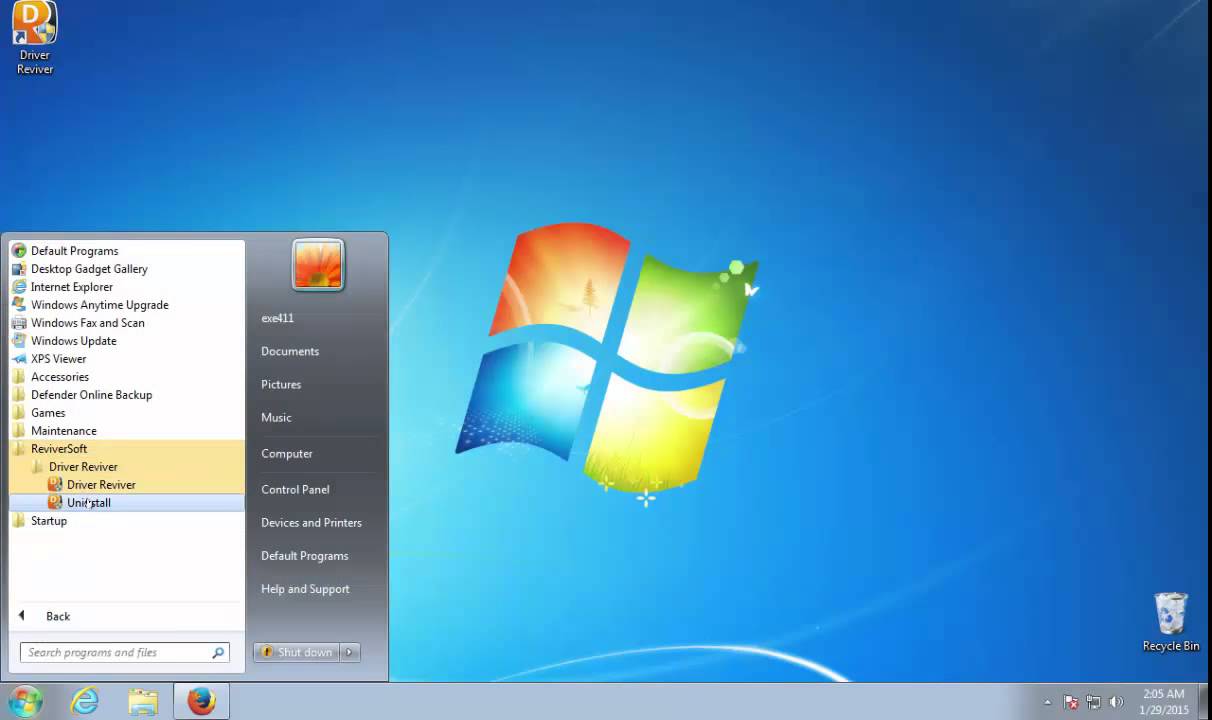 How to uninstall Driver Reviver
