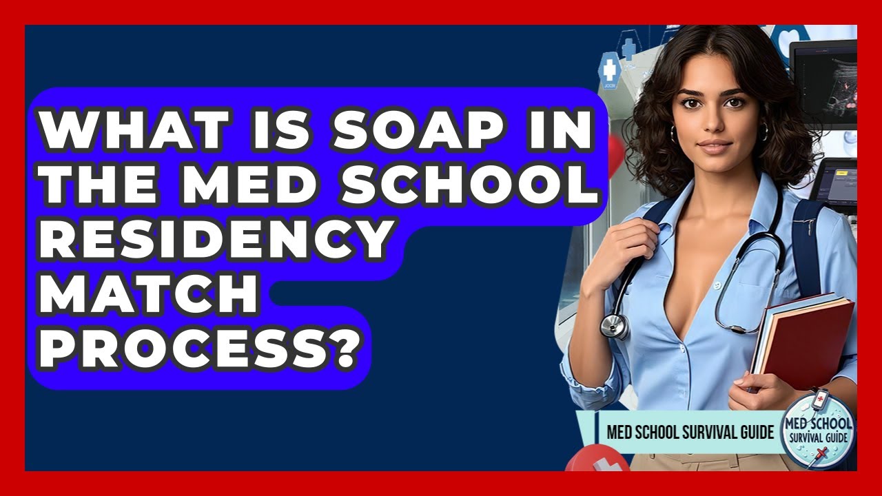 What Is SOAP In The Med School Residency Match Process? - Med School Survival Guide