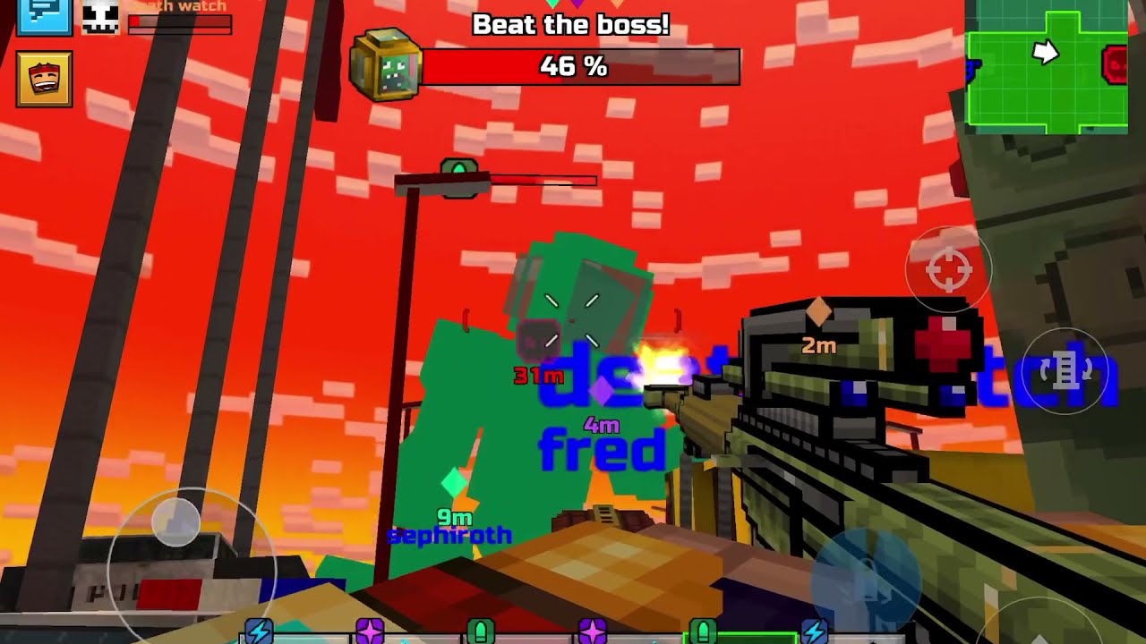 Pixel Gun Raid: Dead City, medium mode!