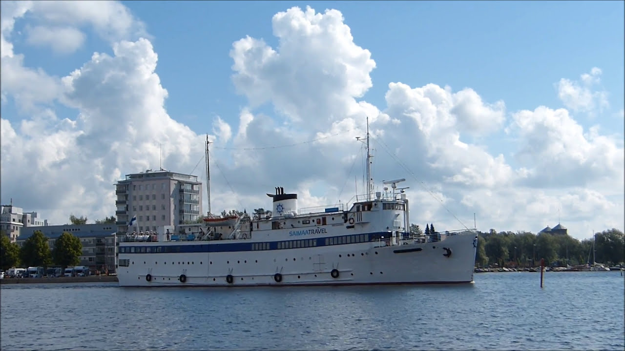 M/S Brahe leaving Savonlinna 17 July 2014