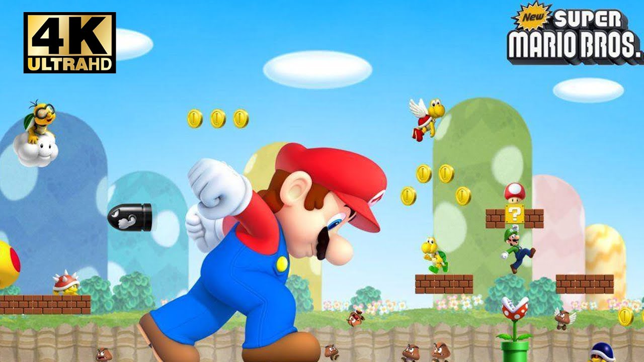 Newer Super Mario Wii #3 — Влажная Канализация {Wii} прохождение часть 3