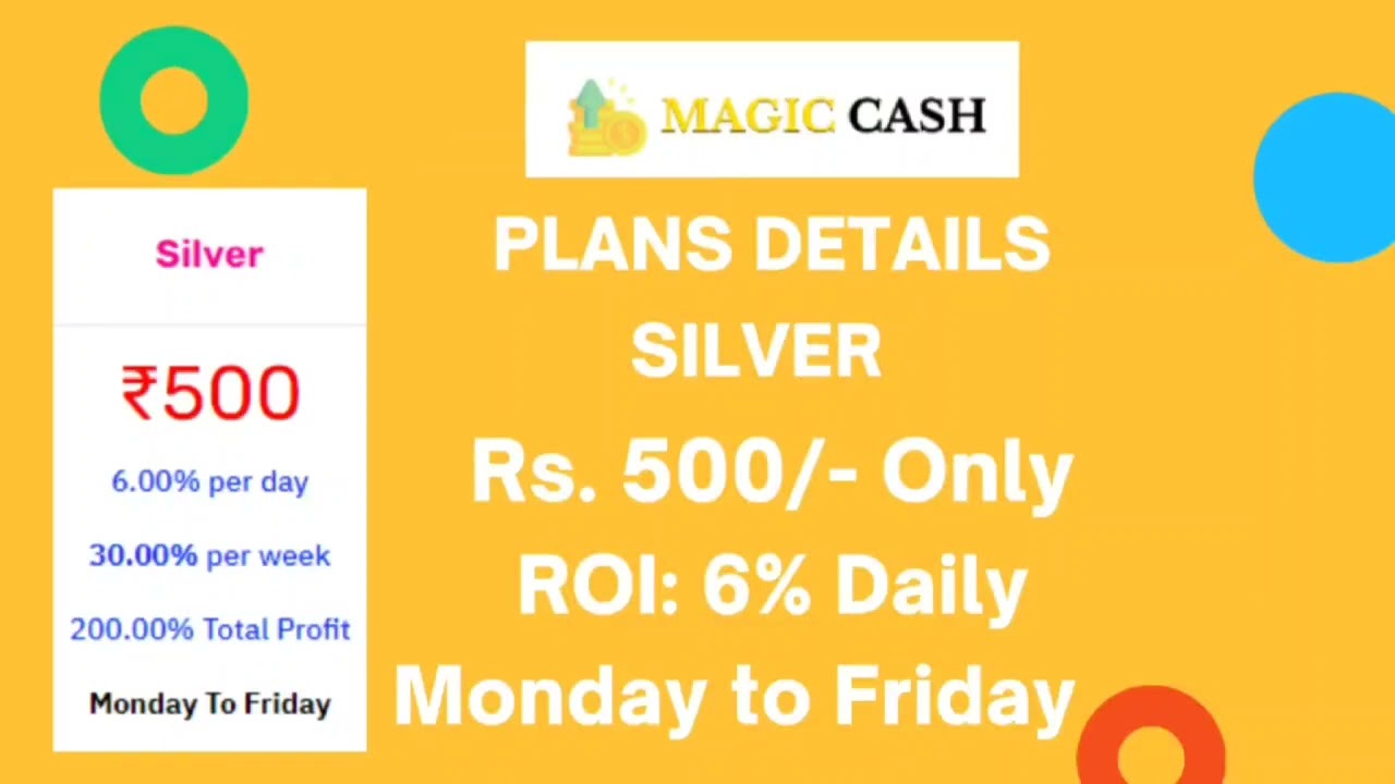 Best ROI Concept 2022 l MAGIC CASH BUSINESS PLAN FULL REVIEW l