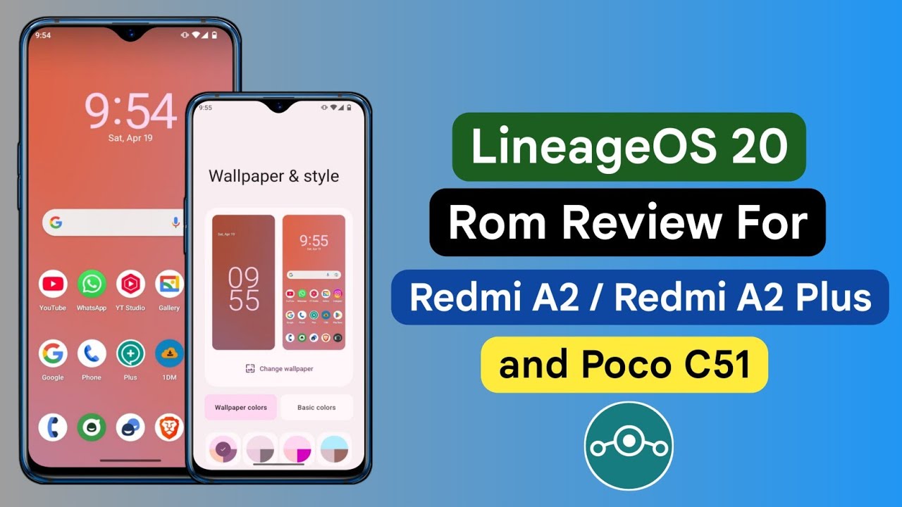 LineageOS 20 Rom Review for Redmi A2 / Redmi A2 Plus and Poco C51