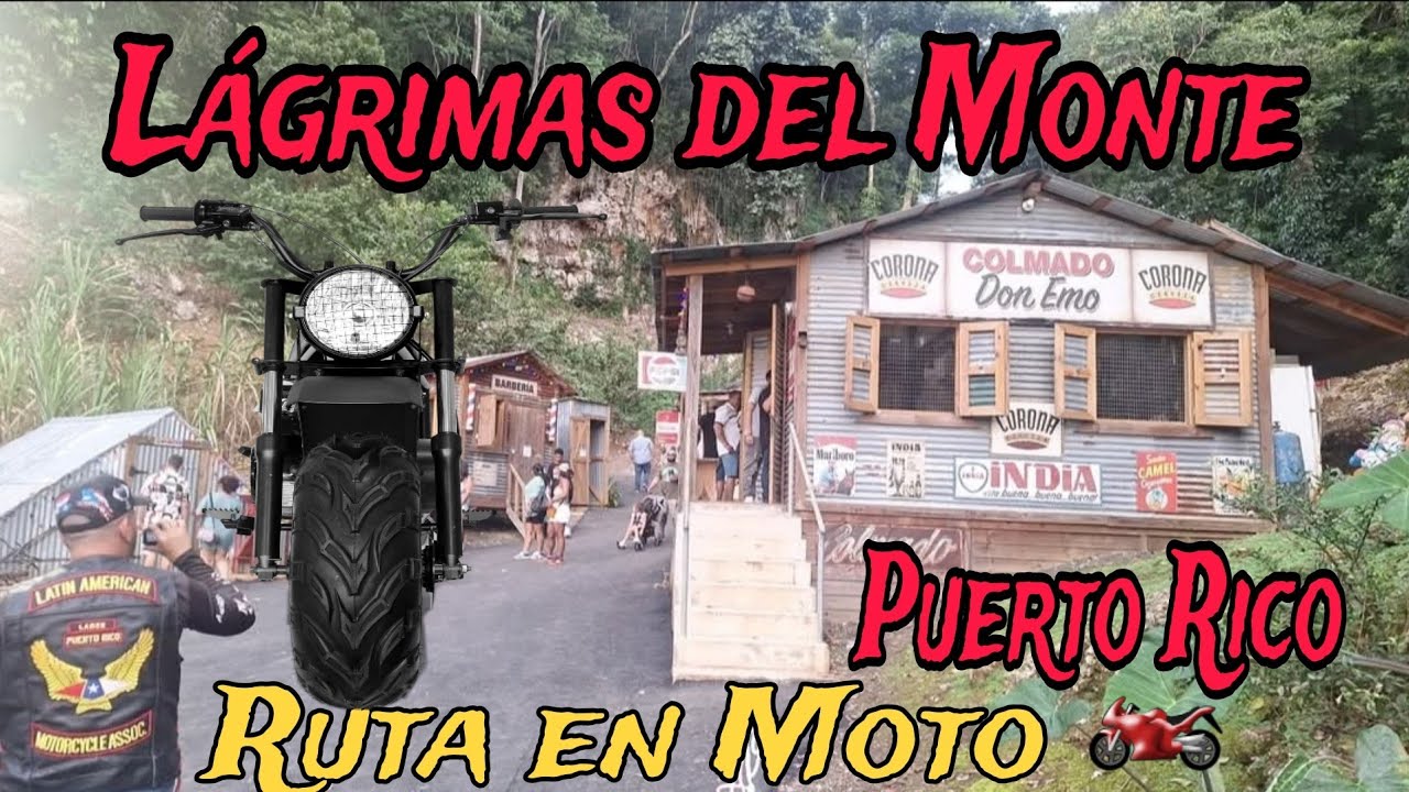 LAGRIMAS DEL MONTE HATILLO | OROCOVIS  | UTUADO EN MOTO 