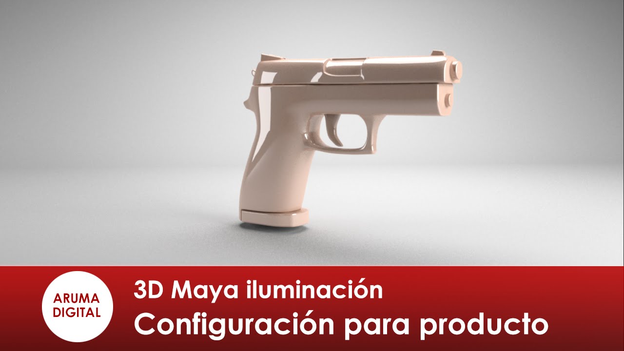 3D Maya 234 Iluminación Configuración para producto