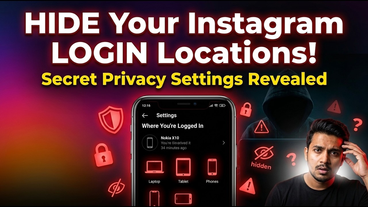 How to Hide Where You're Logged In on Instagram - Detailed Tutorial