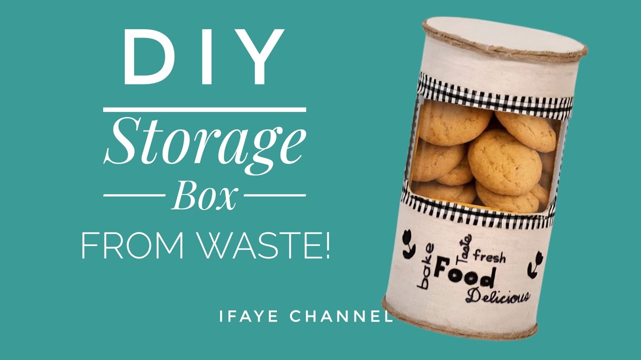 DIY Storage Box Made from Waste Material / ECO Project