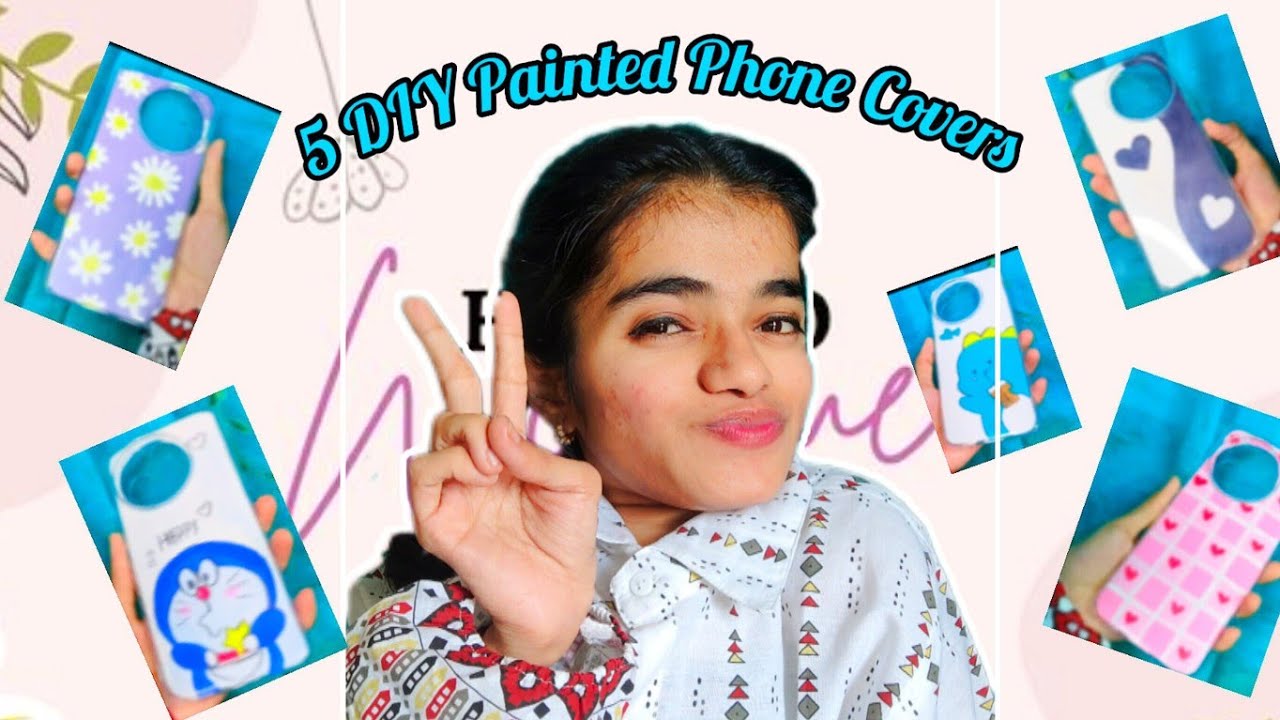 5 DIY Paper Painted Phone Covers 🎨📱✨ | Easy & Aesthetic Designs| Payal Joshi Art's