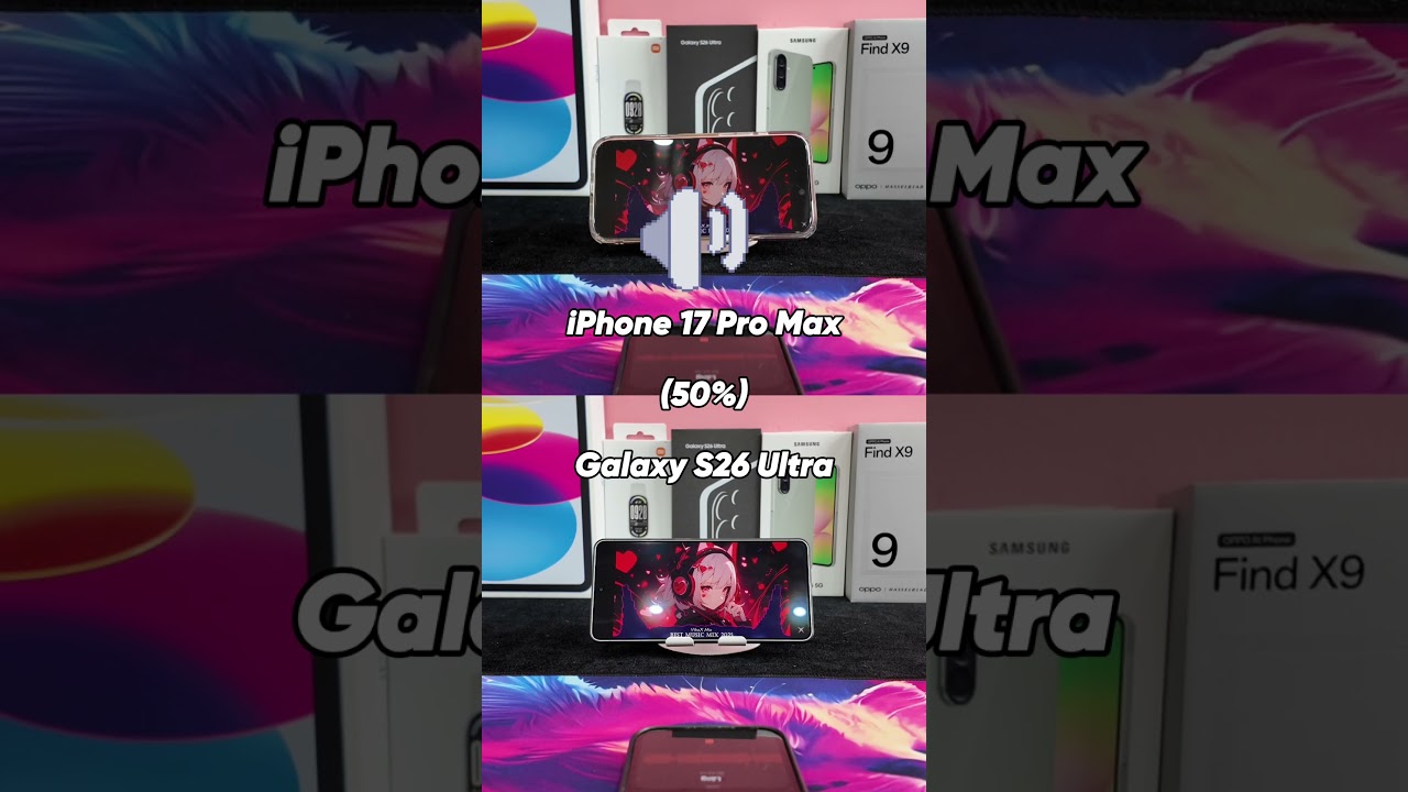 SPEAKER TEST iPhone 17 Pro Max vs Galaxy S26 Ultra