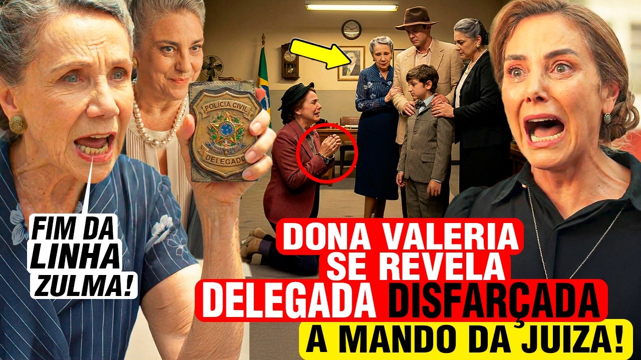 ÊTA MUNDO MELHOR -  Dona Valeria SE REVELA DELEGADA DISFARÇADA a MANDO DA JUÍZA E DESMASCARA ZULMA!
