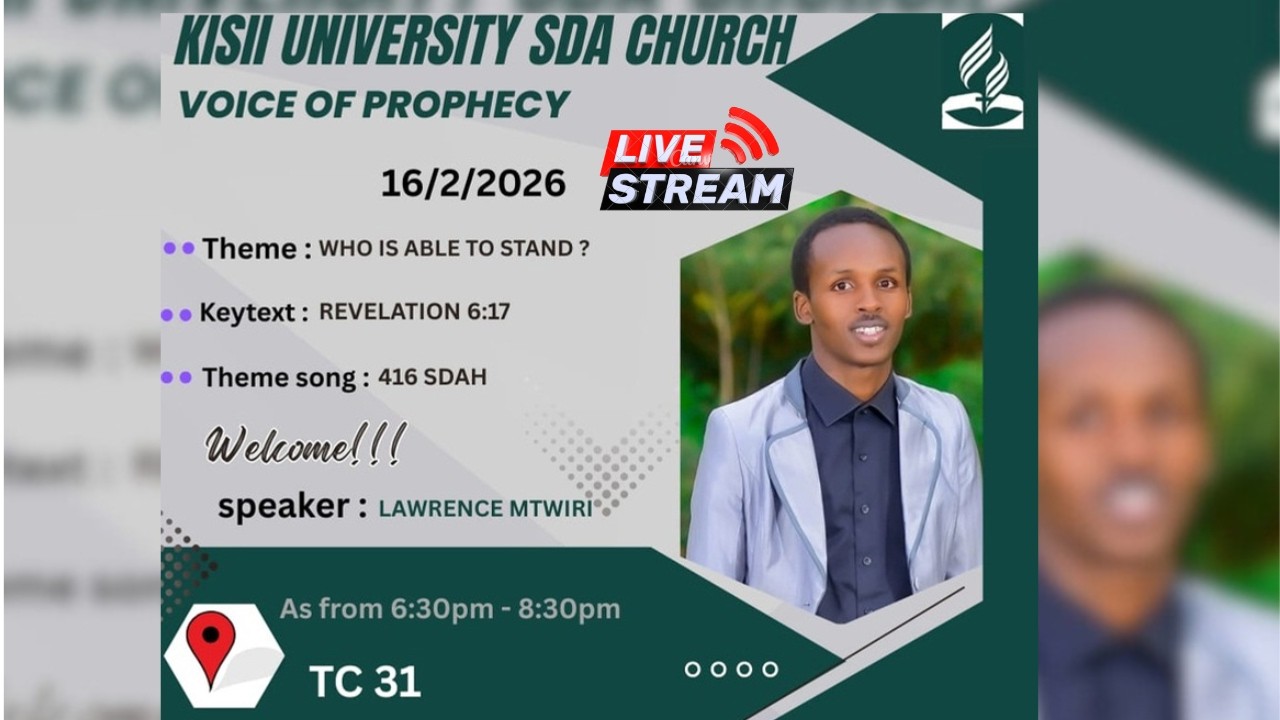 WHO IS ABLE TO STAND -  VOP Study Kisii university SDA 16/02/2026