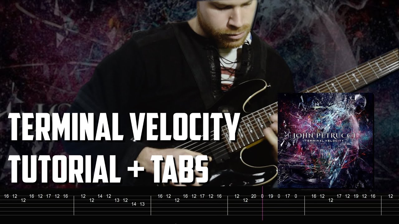John Petrucci - Terminal Velocity // TUTORIAL + TABS