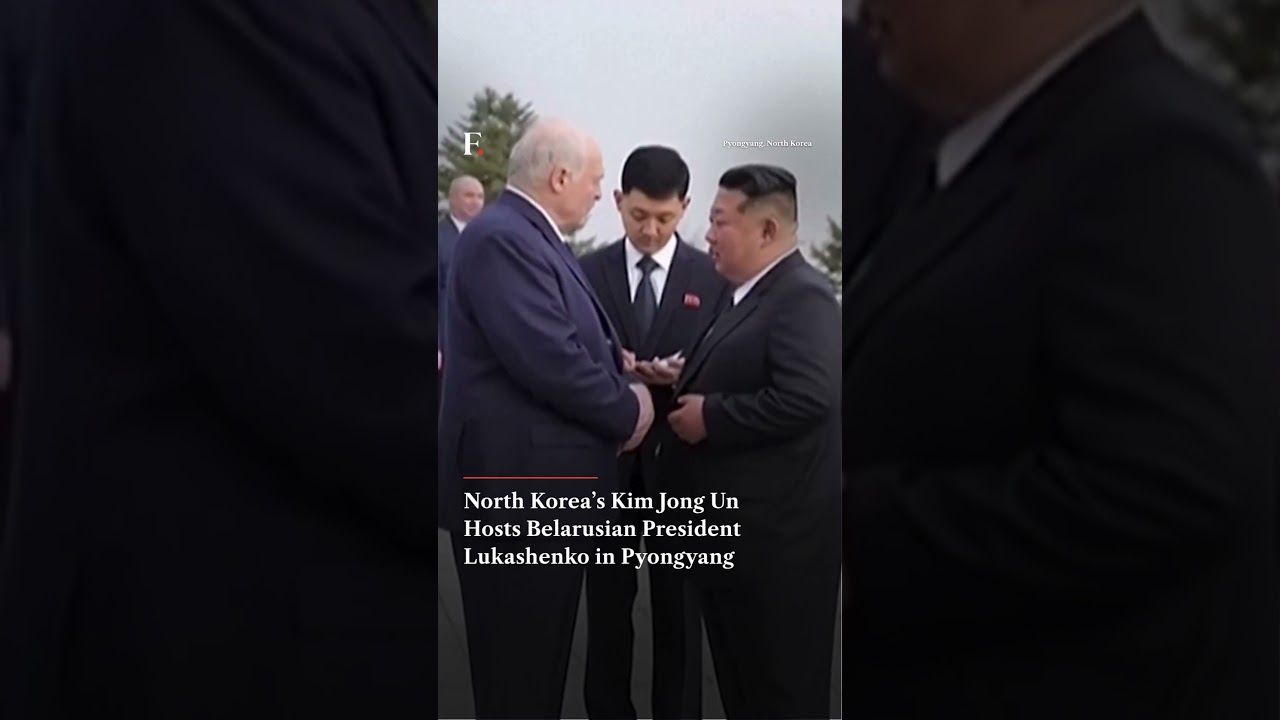 #FirstpostNews: North Korea&rsquo;s Kim Jong Un Welcomes Lukashenko to Pyongyang