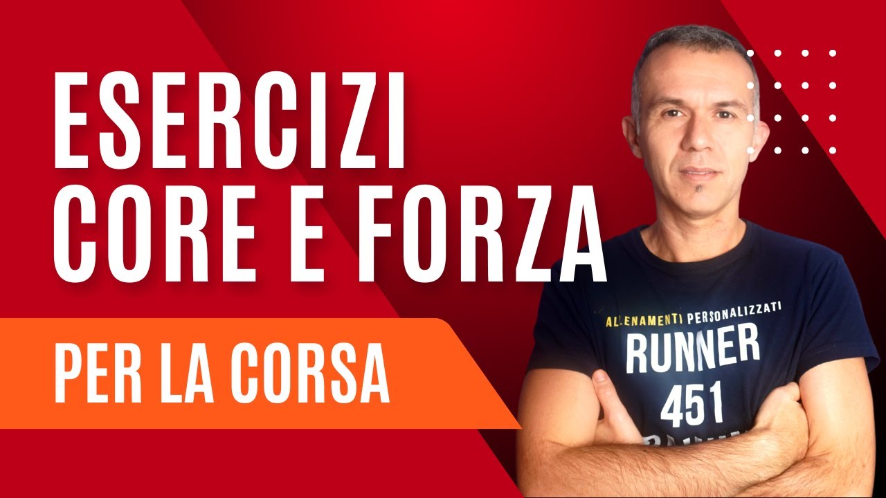 Allenamento della forza e core per la corsa: fai questi esercizi