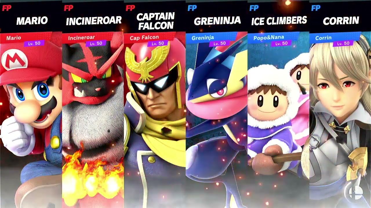 Super Smash Bros Ultimate Amiibo Fights Request Fire vs Water