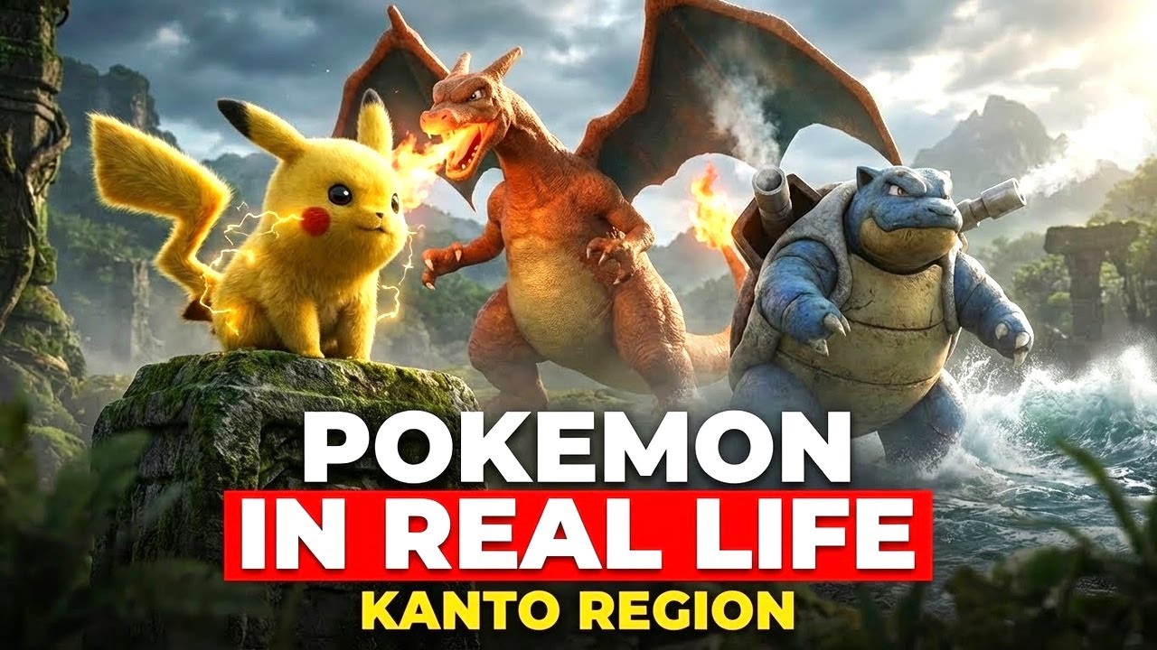 Pokémon In Real Life | All 151 Kanto Region (Gen 1 Reimagined With AI)