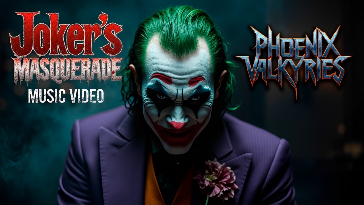 Dark Knight Batman Tribute 🃏🎭 | Phoenix Valkyries – Joker’s Masquerade (Heavy Metal Music Video)